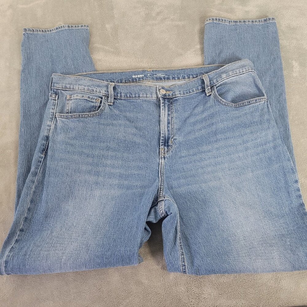 Old Navy Womens Jeans 18 Tall Boyfriend Straight Medium Wash Denim Stretch SL53E